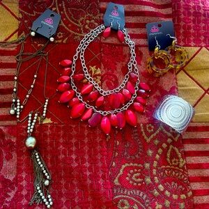 BOGO Mystery box of 20 jewelry varieties! Beaded, gold, silver, and brass tones